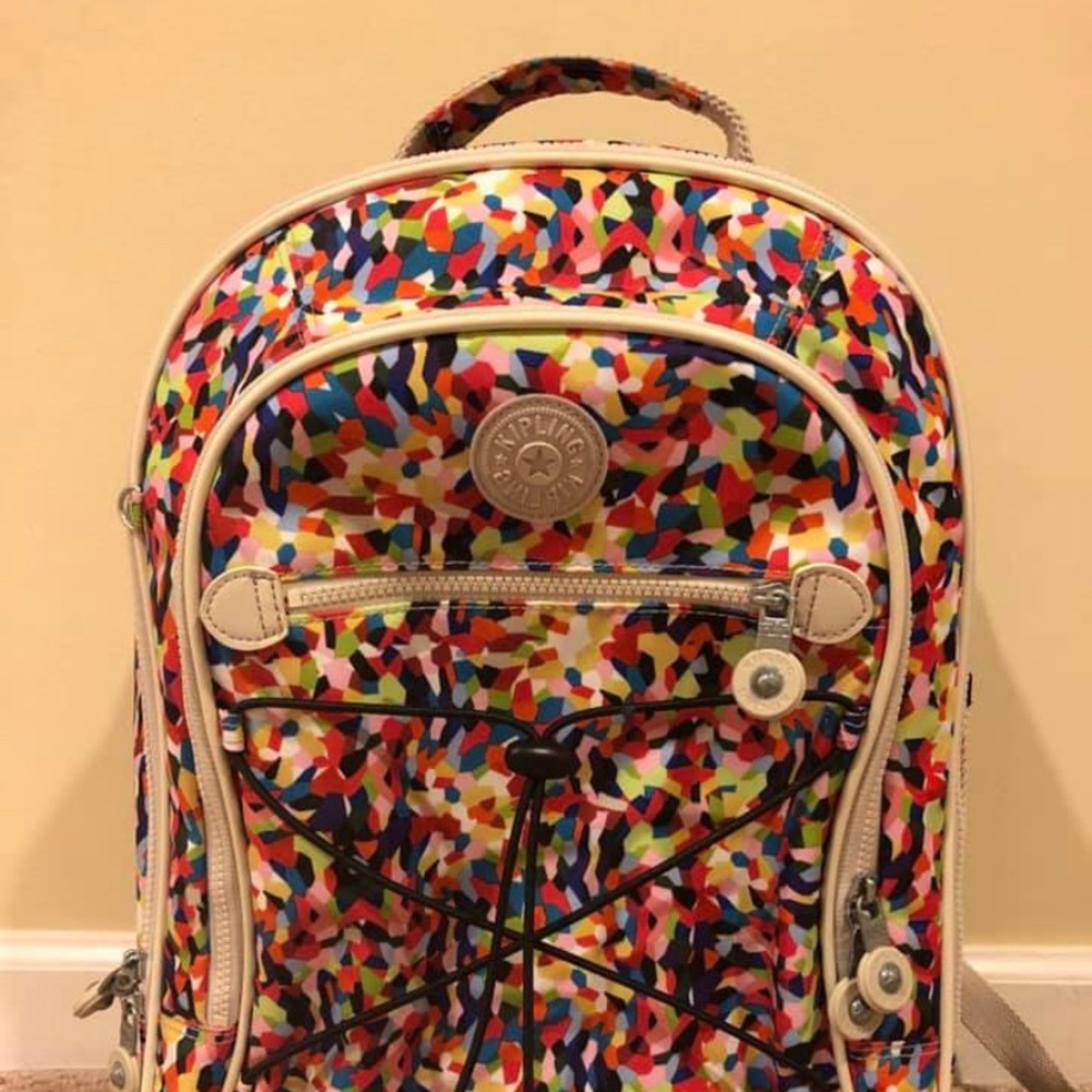 Kipling rolling backpack